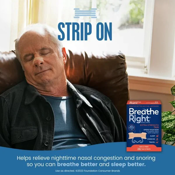 Breathe Right Nasal Strips, Extra Strength, 26 ct. - Image 4