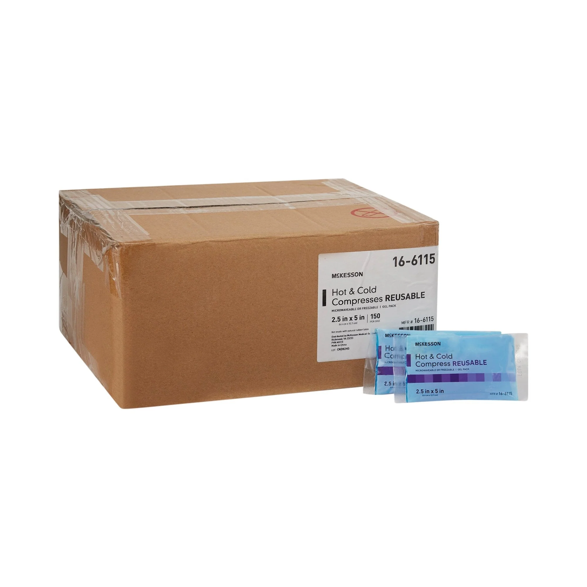 McKesson Cold and Hot Compress Pack, Reusable, 2-1/2 x 5 Inch - Image 6
