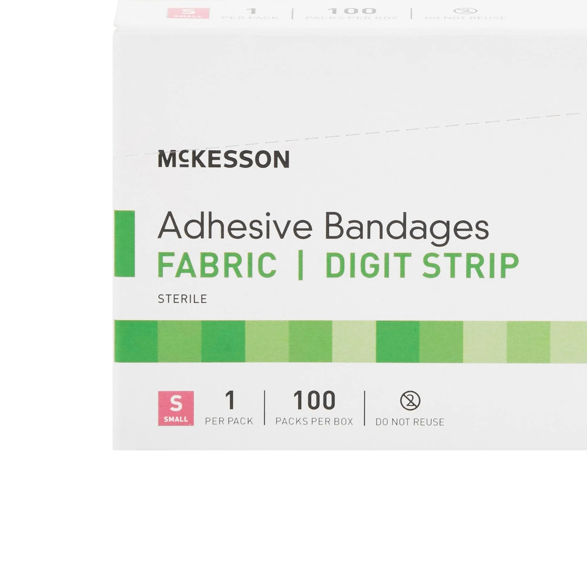 McKesson Fingertip Tan Adhesive Strip, Small, 100 ct. - Image 3