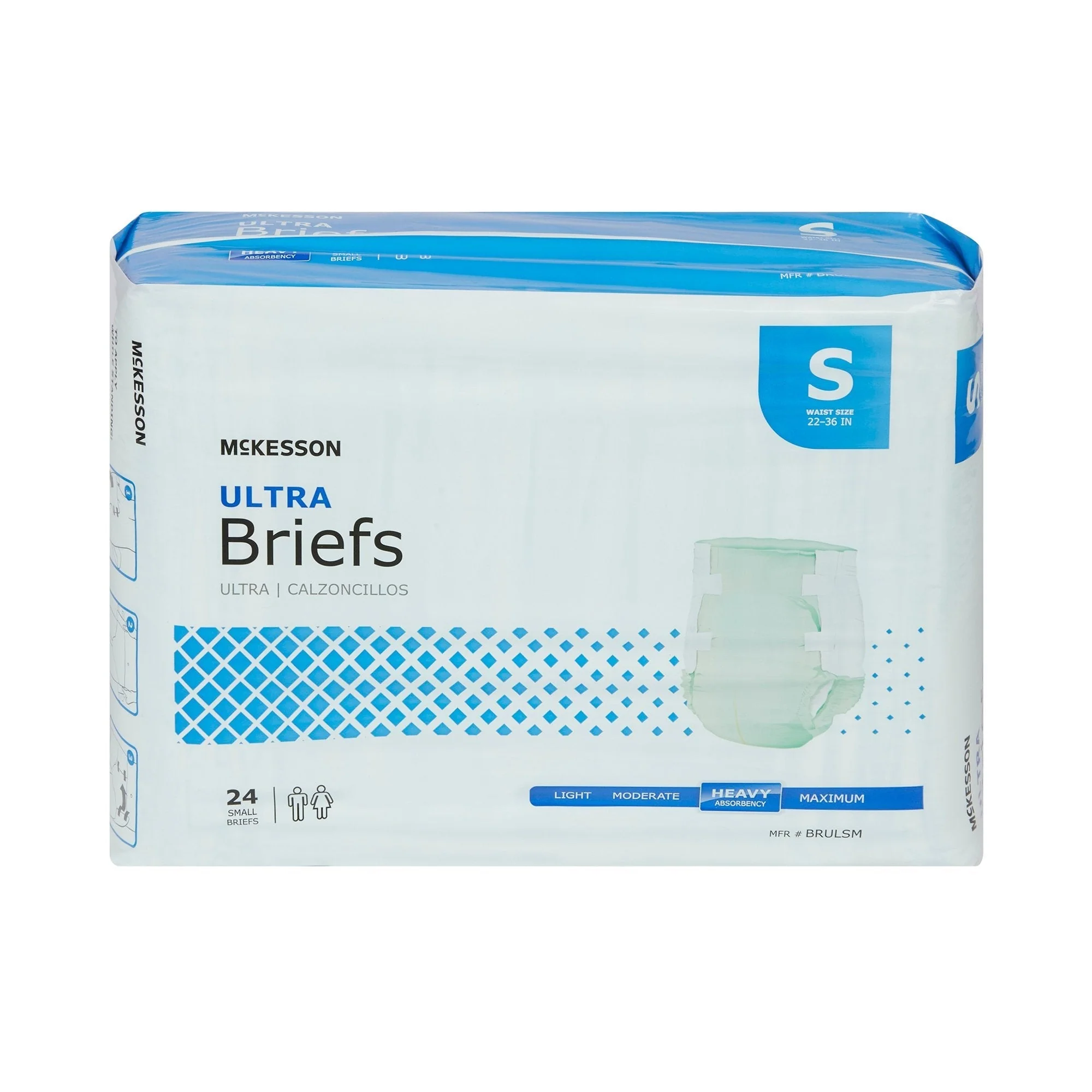 McKesson Ultra Heavy Absorbency Incontinence Brief, Small, 96 ct - Image 6
