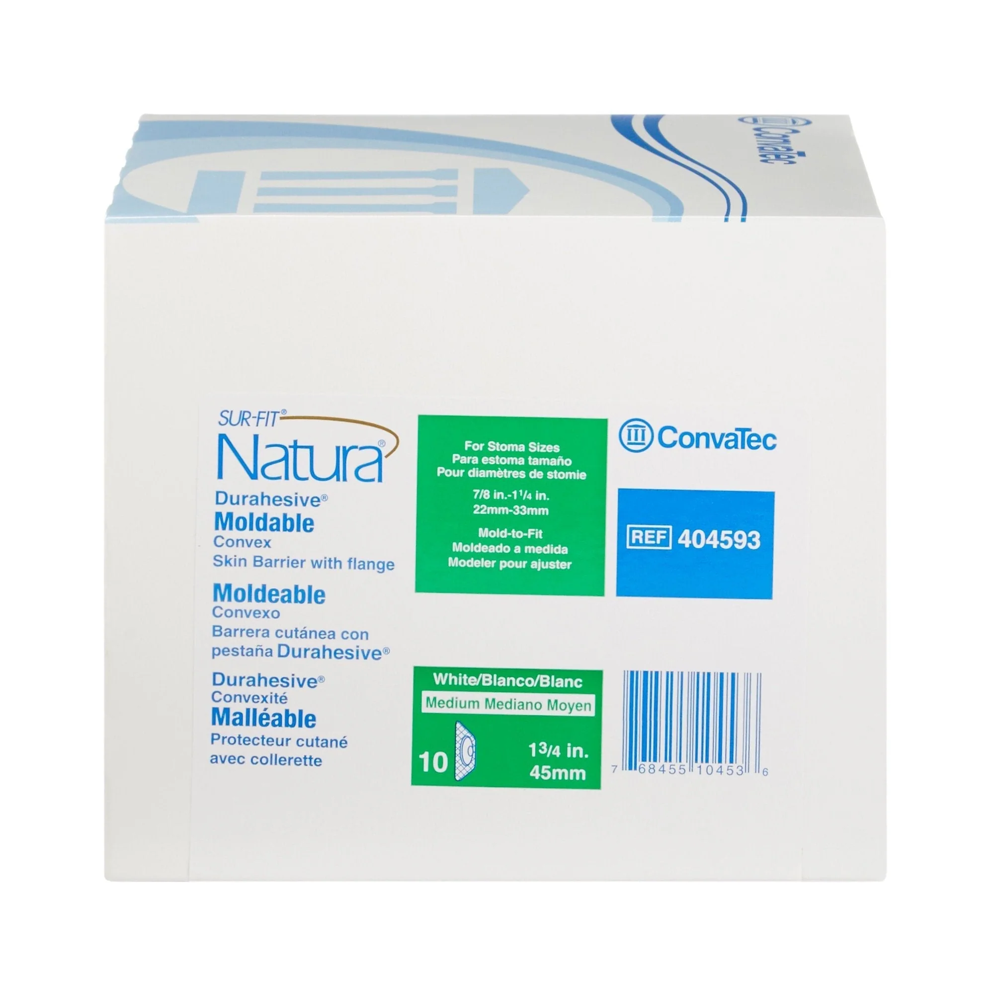 Sur-Fit Natura Colostomy Barrier Extended Wear, 1-3/4" Flange, 7/8" to 1-1/4" Opening, 4-1/2" X 4-1/2", 10 ct - Image 5