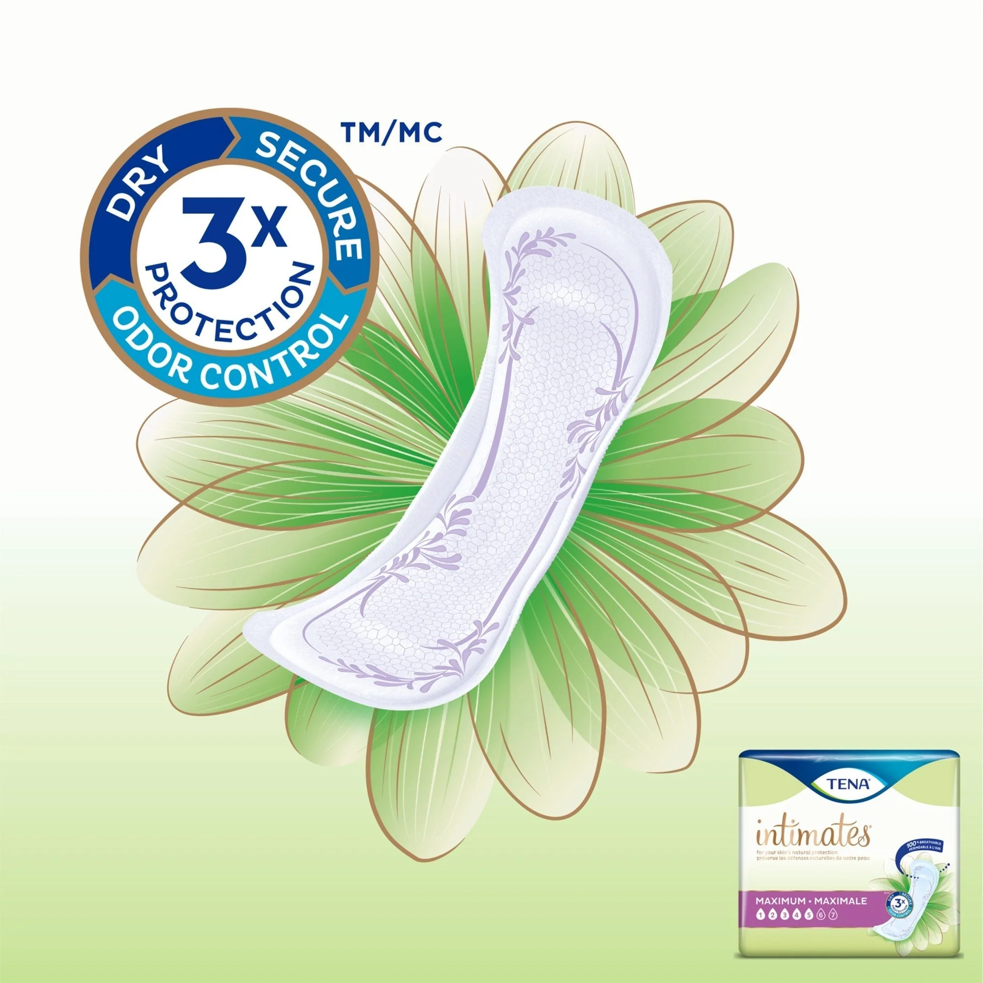 Tena® Intimates™ Maximum Bladder Control Pad, 13" Length - Image 7